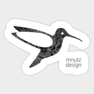 mnutzDesign - Kolibri - Logo - Isohypse Sticker